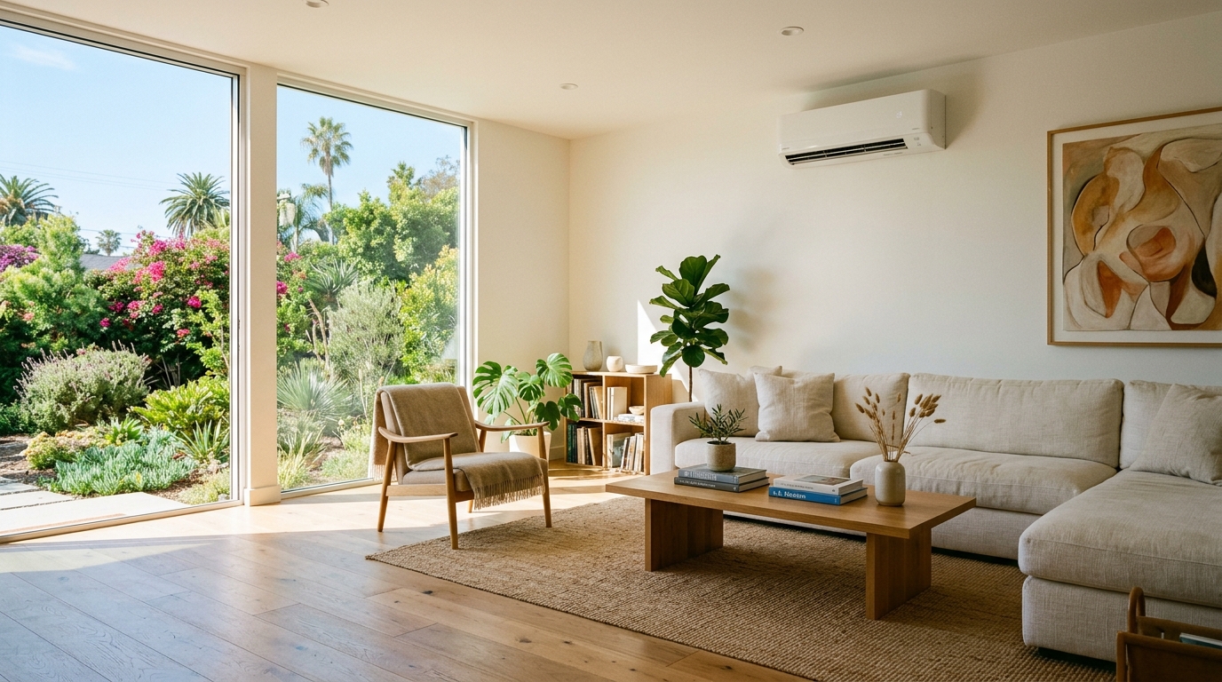 Illustrative photo of ductless mini-split